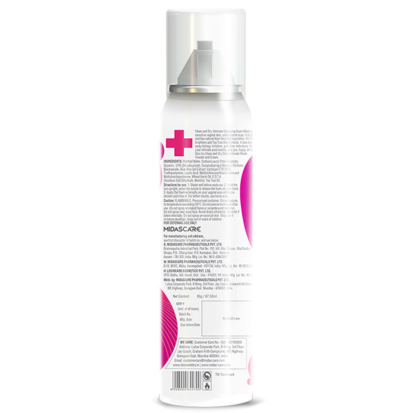 Clean & Dry Daily Intimate Foam Wash 85g