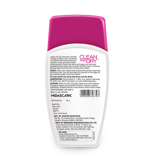 C & D Intimate Powder 50g – Midas Care