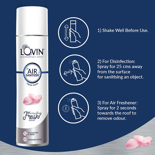 Lovin Disinfectant Spray Air Sanitizer 125g/225ml