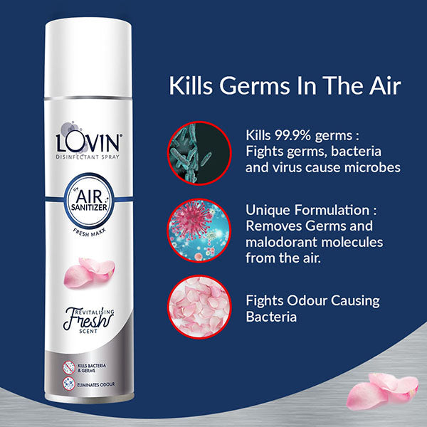 Lovin Disinfectant Spray Air Sanitizer 125g/225ml