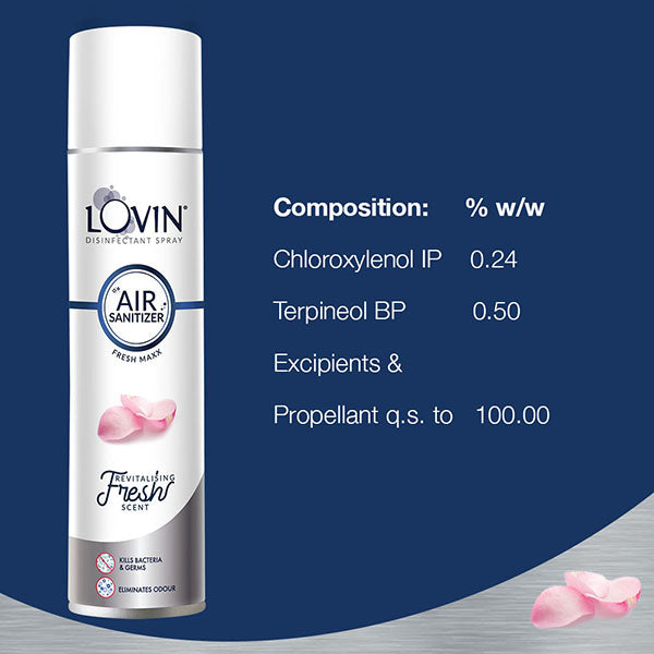Lovin Disinfectant Spray Air Sanitizer 125g/225ml