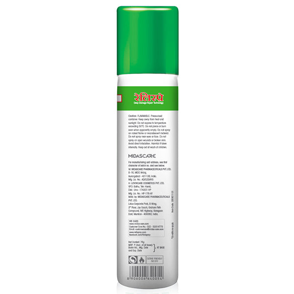 Relispray 75gm Instant Pain Relief Spray