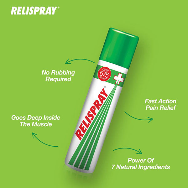 Relispray 135gm Pain Relief Spray I Relief from Muscles Pain, Knee Pain, Backache